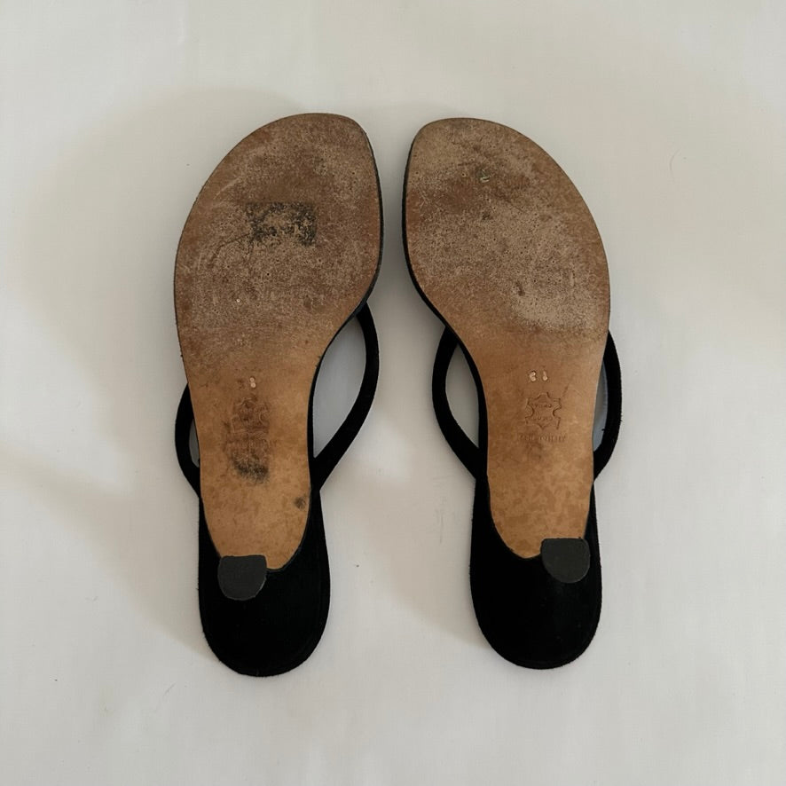 MANOLO BLAHNIK - Suede Thongs