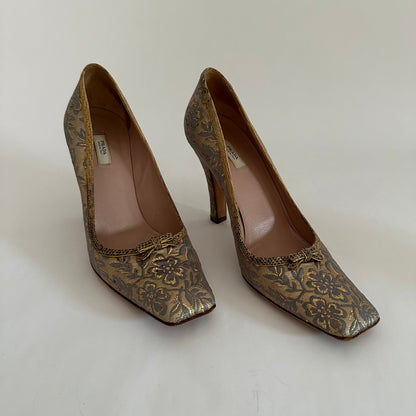 PRADA - Chinoiserie Brocade Pump