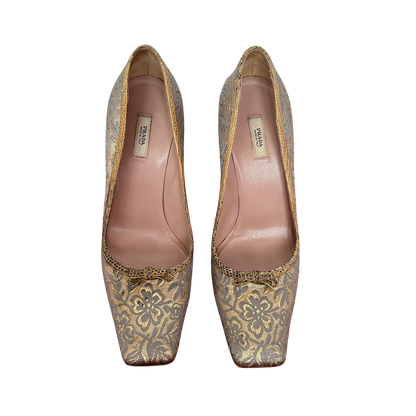 PRADA - Chinoiserie Brocade Pump